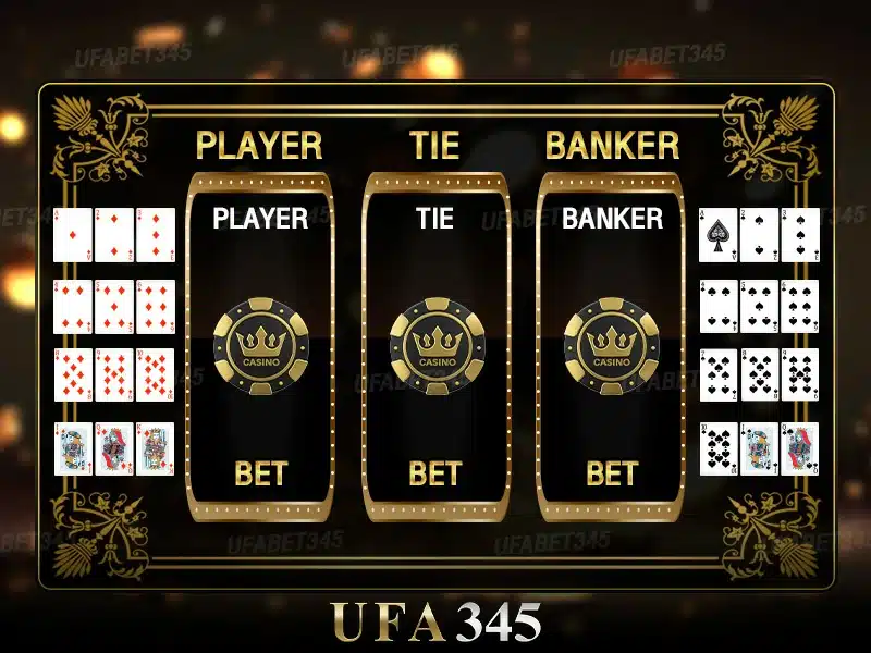 ผู้เล่น-เสมอ-เจ้ามือ ประเภทการเดิมพันในบาคาร่า